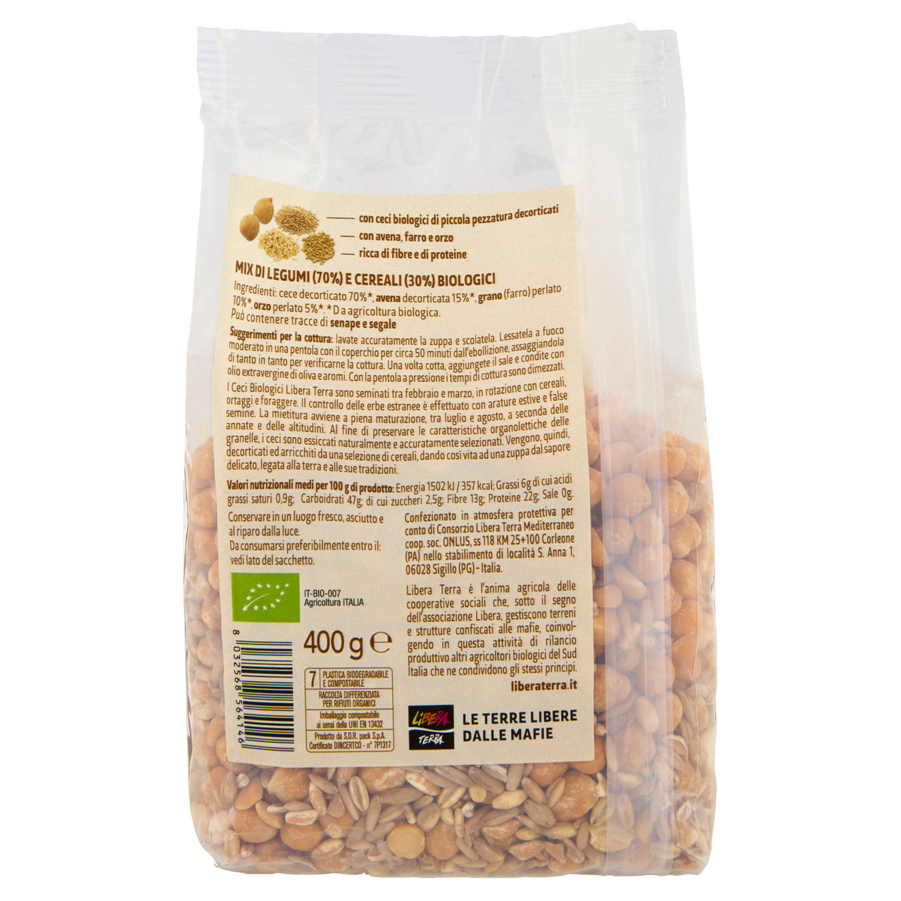 Zuppa di ceci ai cereali bio 400 gr - Immagine 31