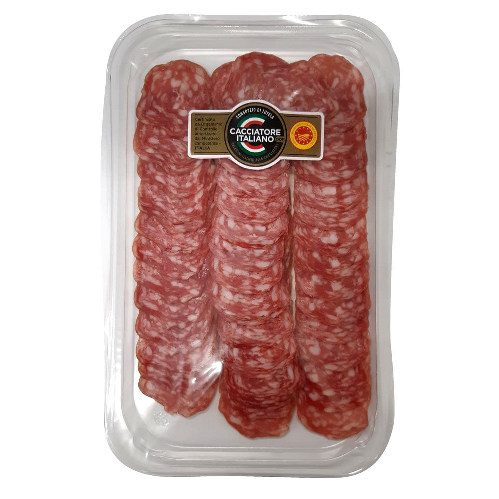 Salame Cacciatore Italiano DOP affettato 80 gr