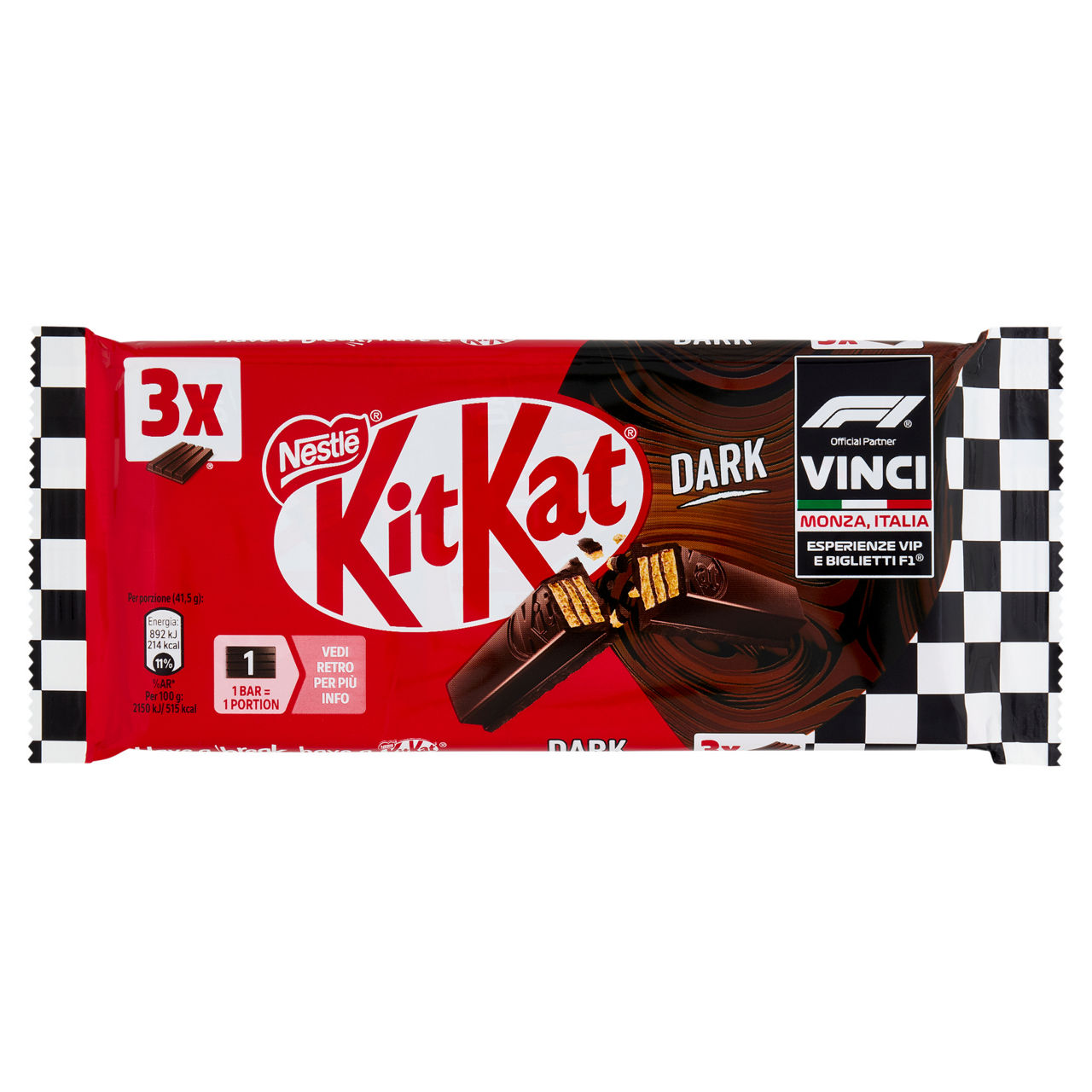 Kit Kat al cioccolato fondente 3 pz