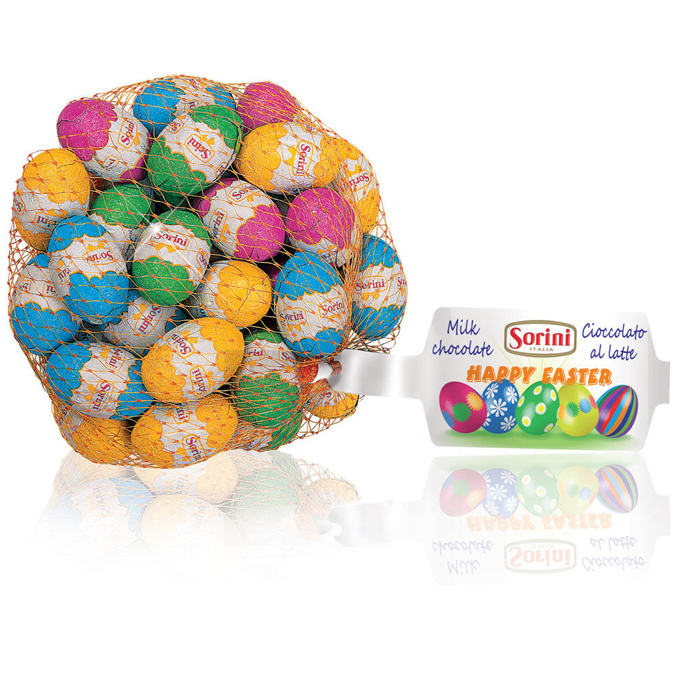 Ovetti di cioccolato in retina 70 gr