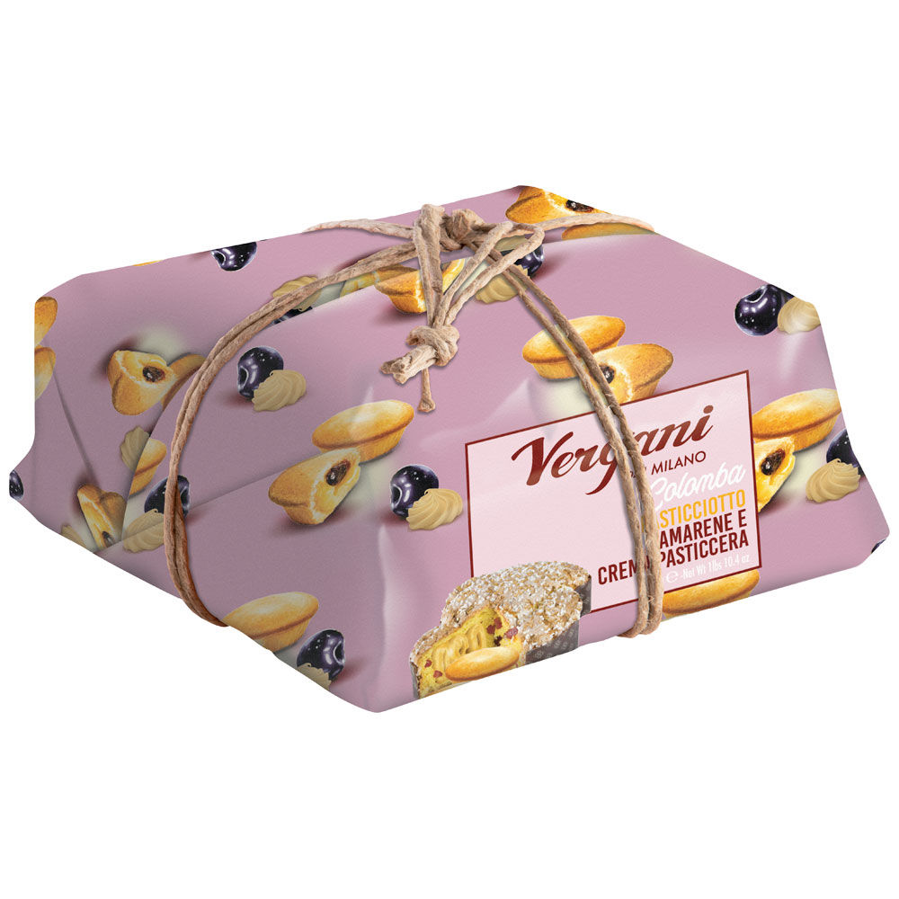 Colomba pasticciotto con amarena e crema pasticcera 750 gr