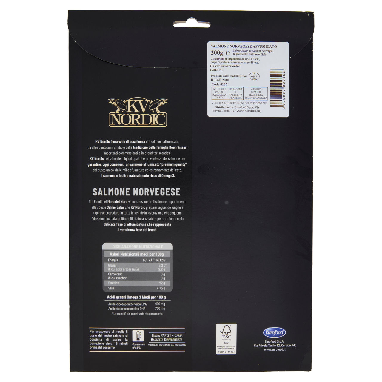 Salmone Norvegese affumicato 200 gr - Immagine 41