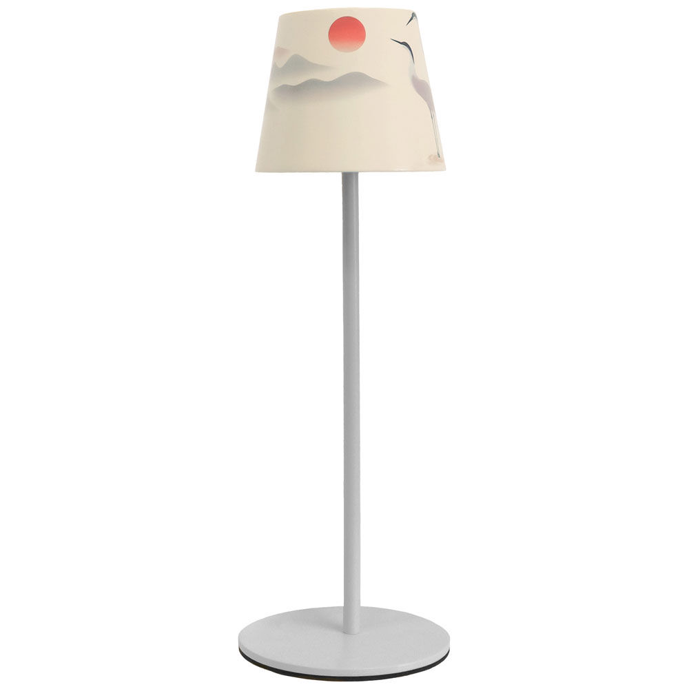 Lampada da tavolo Alea Dulac con gru e sole giapponese 1 pz