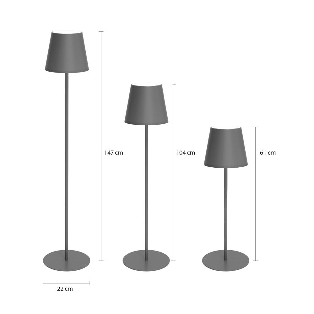 Lampada Agata XL grigio 1 pz - Immagine 11