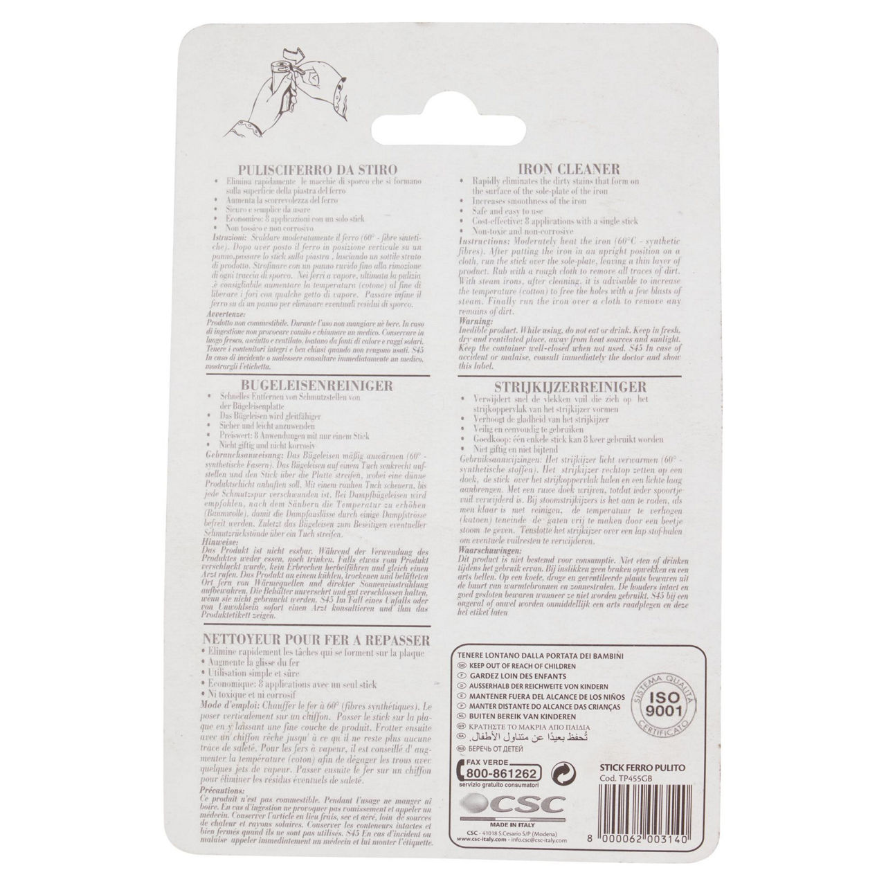 Stick pulisci ferro da stiro 1 pz - Immagine 31