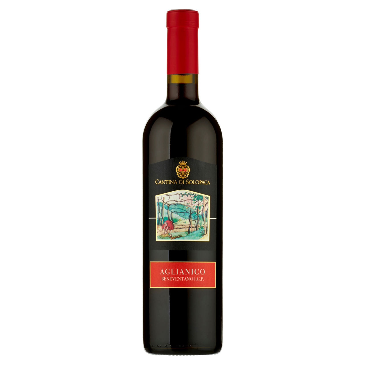 Vino rosso Aglianico Beneventano IGP 750 ml - Immagine 01