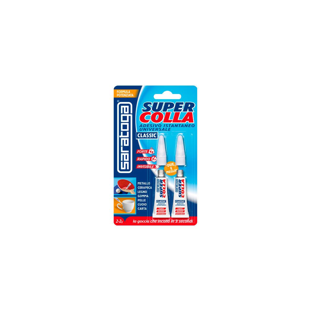 Adesivo istantaneo universale Supercolla 2 pz