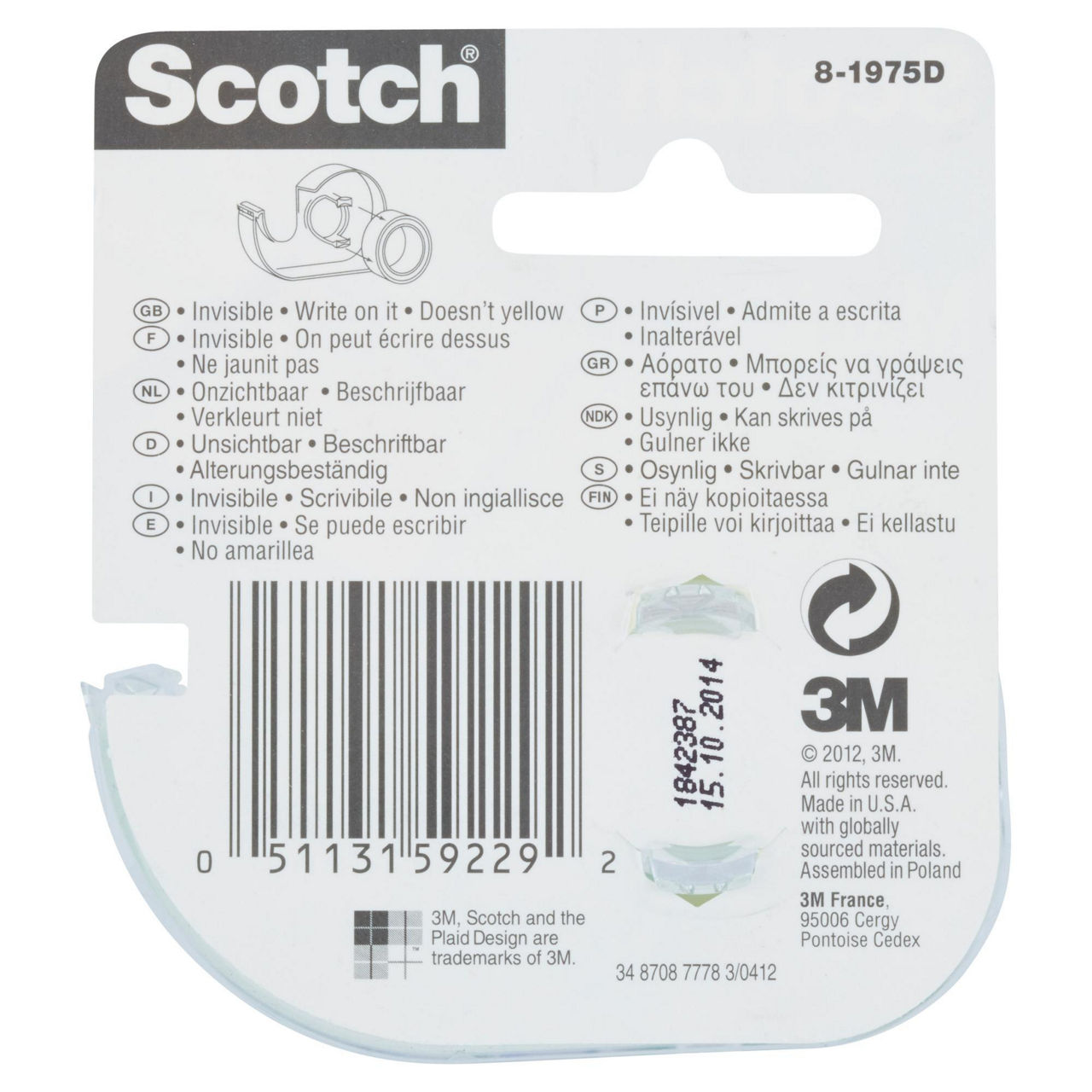 Scotch nastro Magic minichiocciola 7,5 mt - Immagine 41