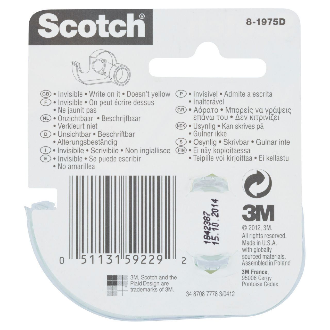 Scotch nastro Magic minichiocciola 7,5 mt - Immagine 101