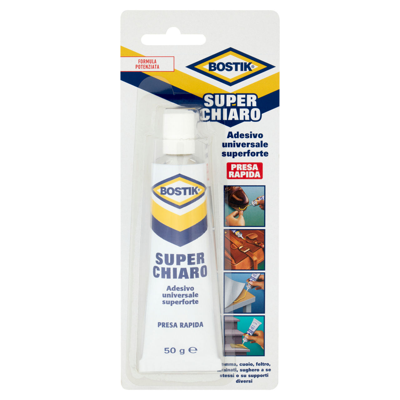 Colla superchiaro 50g bostik adesivo universale - Immagine 01