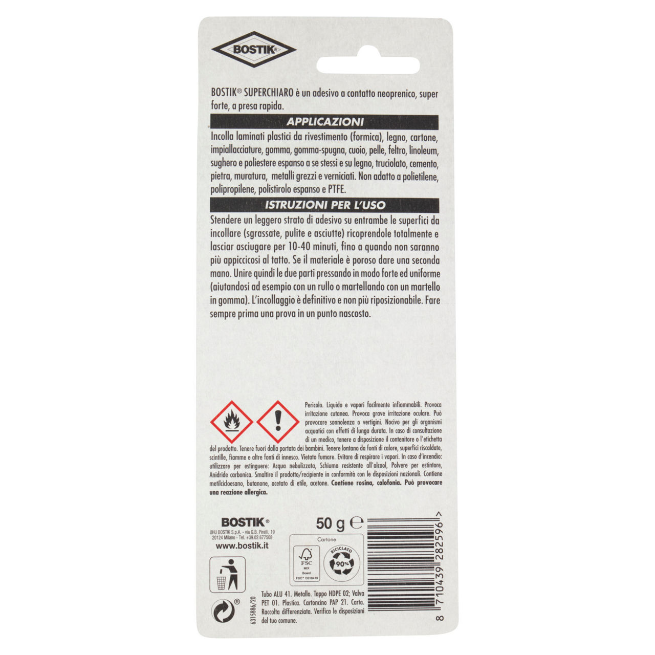 Colla superchiaro 50g bostik adesivo universale - Immagine 31