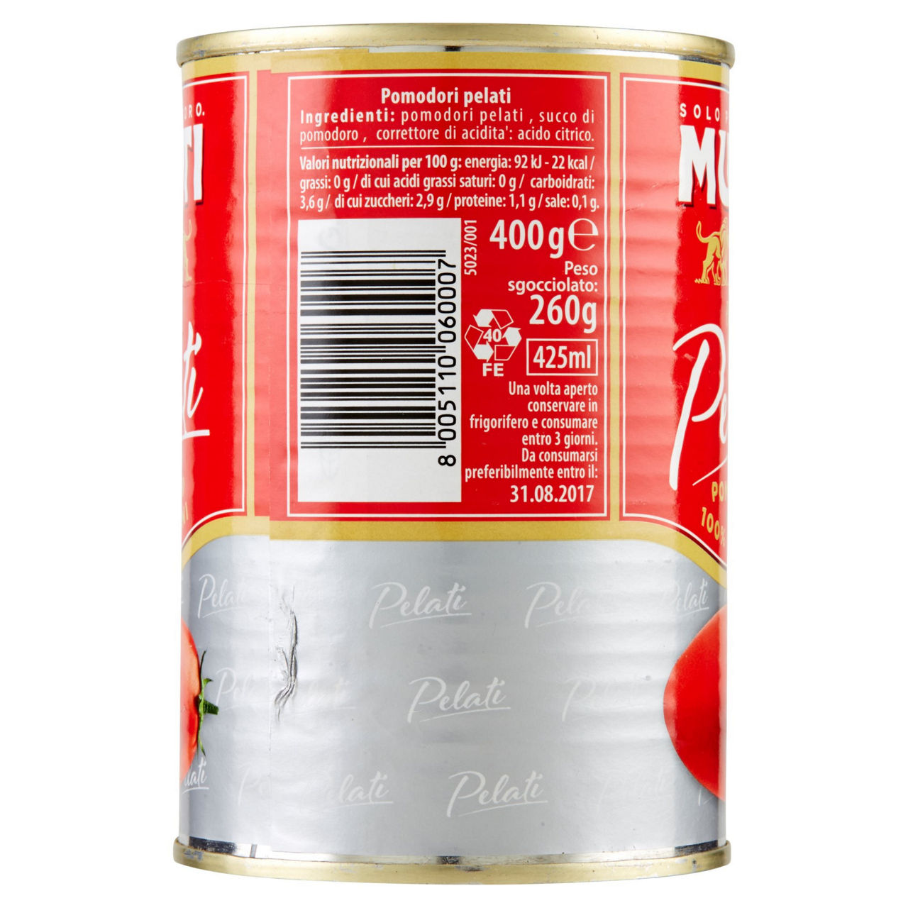 Pomodori pelati mutti scatola gr.400 - Immagine 11