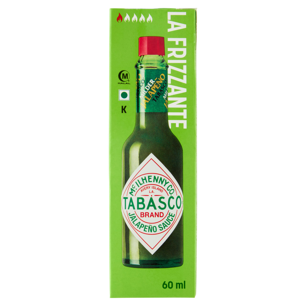 Salsa Tabasco Jalapeno verde 60 ml - Immagine 01