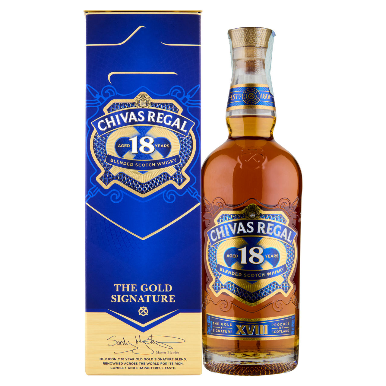 Whisky chivas regal18 anni 40 gradi bottiglia astucciata ml 700