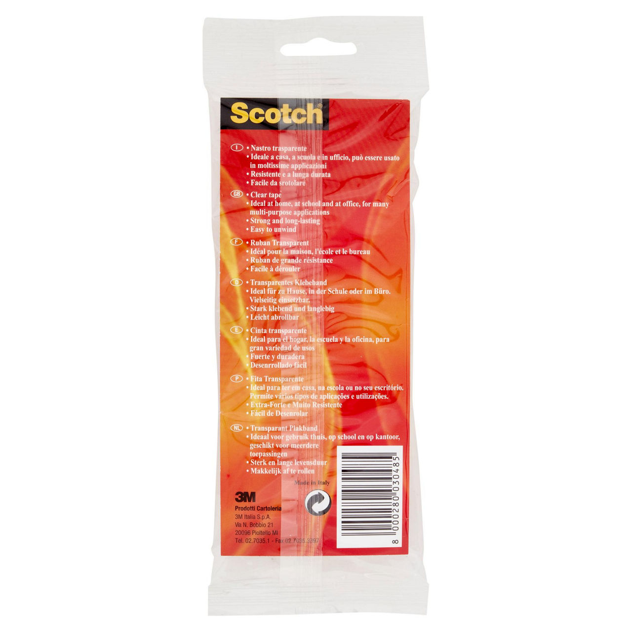 Nastri adesivi trasparenti con chiocciola 15 mm 10 mt 2 pz - Immagine 21