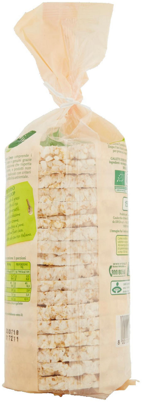 gallette di riso integrale Biologiche Vivi Verde 150 g - 5