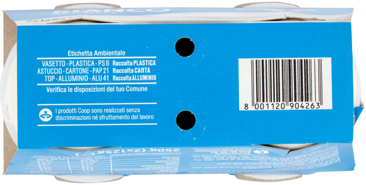 Yogurt intero bianco 2 pz de 125 gr - Immagine 161