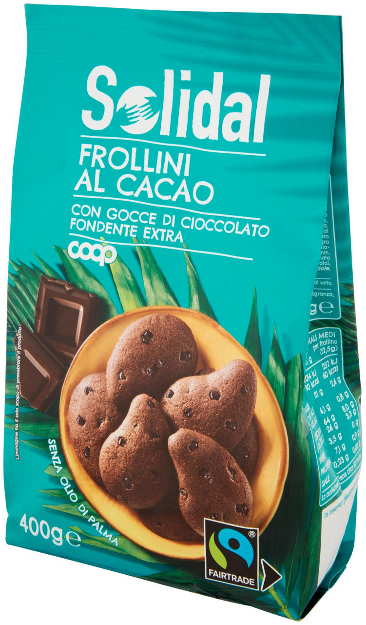 Frollini al Cacao con Gocce di Cioccolato Fondente Extra 400 g - 6
