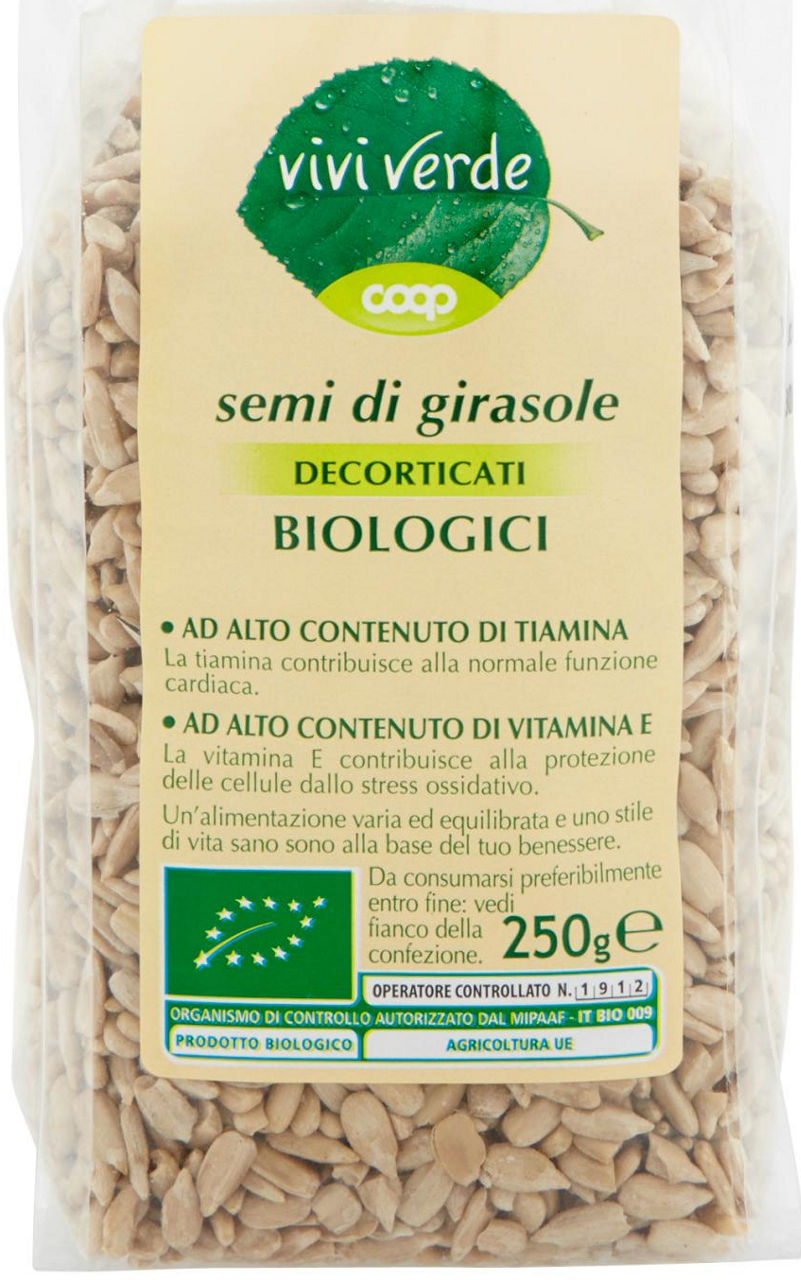 semi di girasole Decorticati Biologici Vivi Verde 250 g - 1