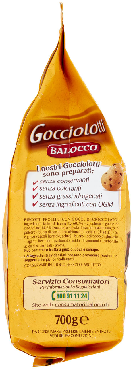Biscotti Gocciolotti 700 g - 1