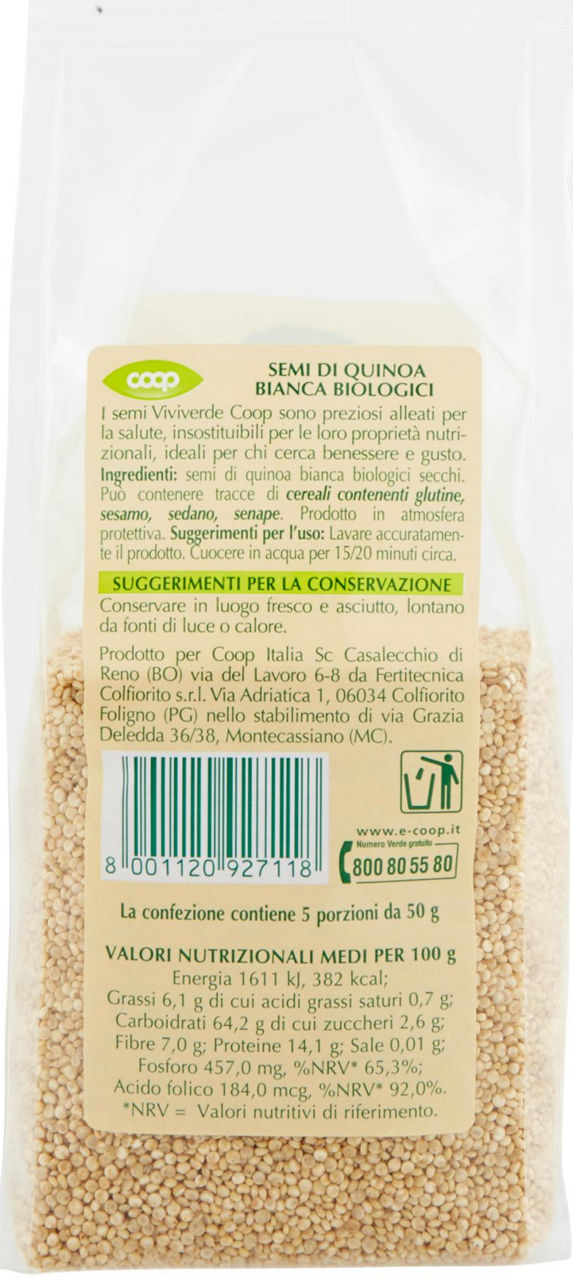 SEMI DI QUINOA BIO VIVI VERDE 250 - Immagine 51