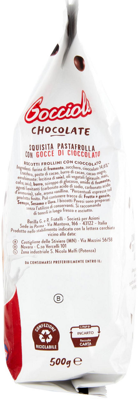 Biscotti Gocciole Chocolate 500g - 3