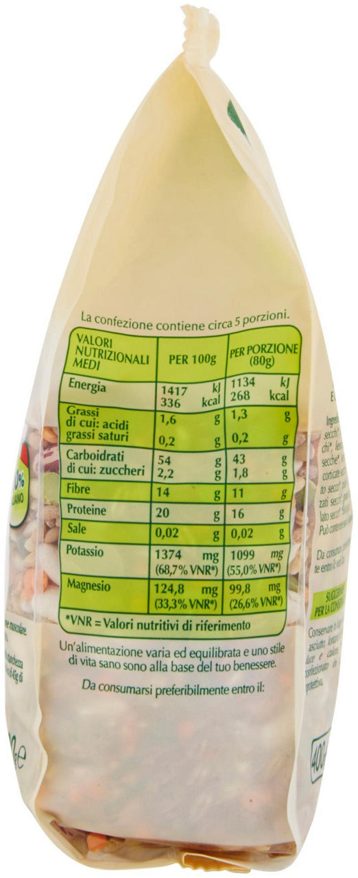 zuppa legumi e cereali Biologica Vivi Verde 400 g - 6