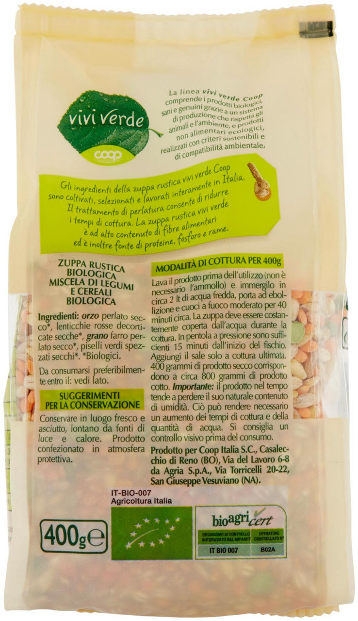 zuppa rustica Biologica Vivi Verde 400 g - 5