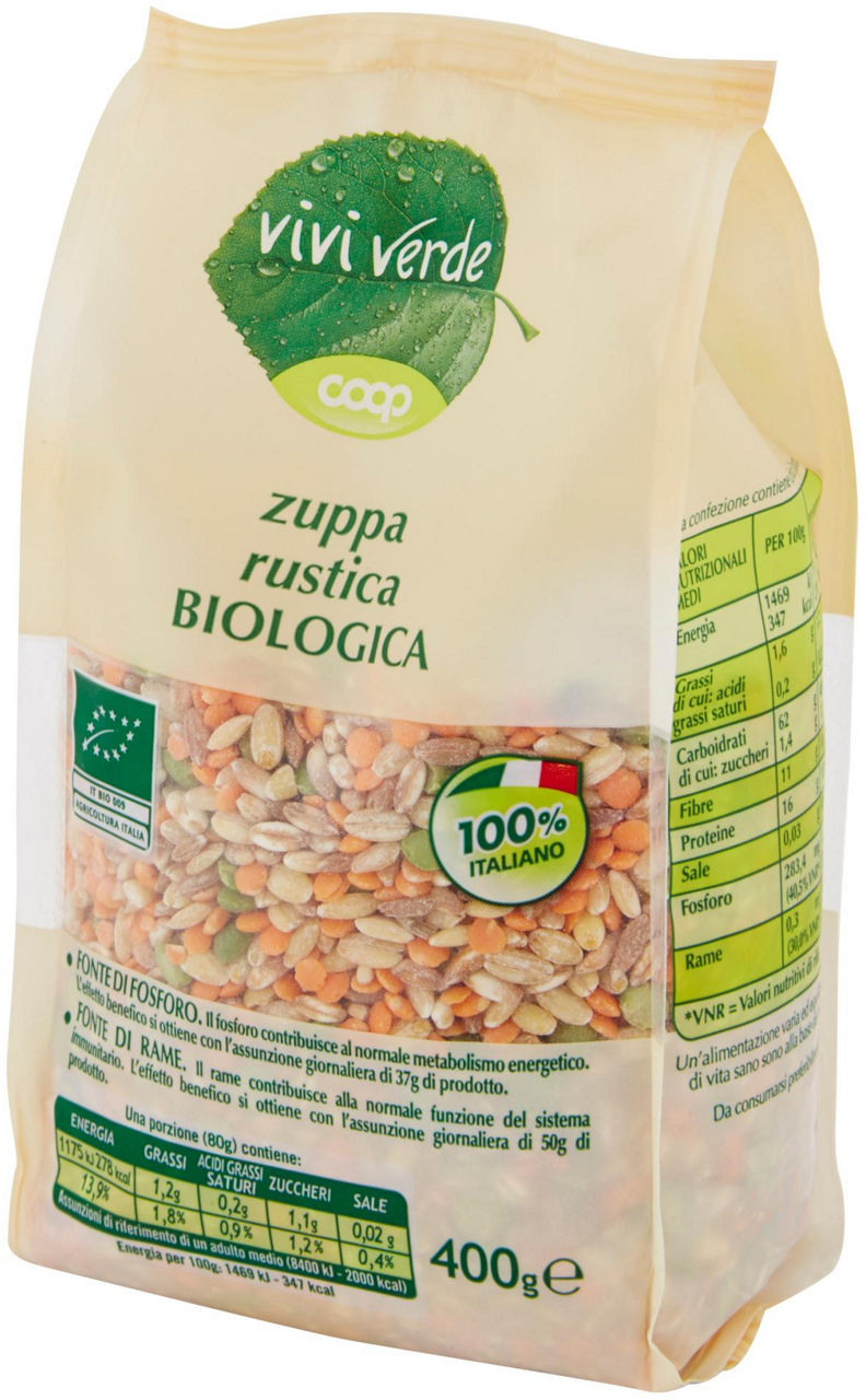 zuppa rustica Biologica Vivi Verde 400 g - 12