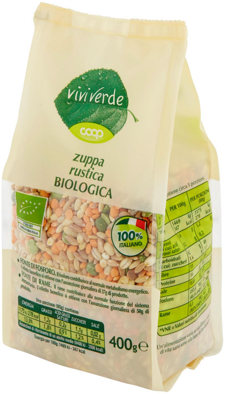zuppa rustica Biologica Vivi Verde 400 g - 13