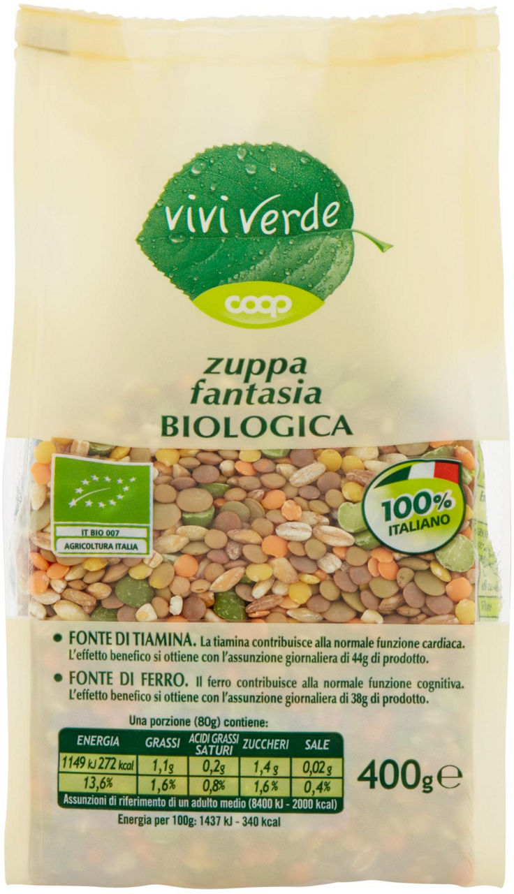 zuppa fantasia Biologica Vivi Verde 400 g - 1