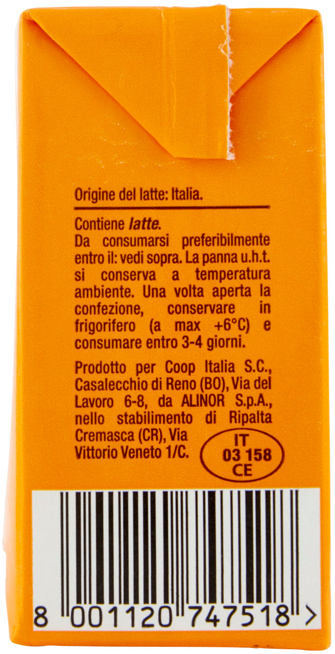 PANNA UHT DA CUCINA COOP LATTE ITALIANO T. EDGE 200 ML - 5