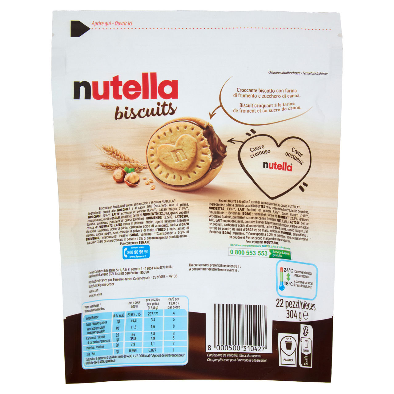 Biscotti nutella biscuits 304 gr - Immagine 81