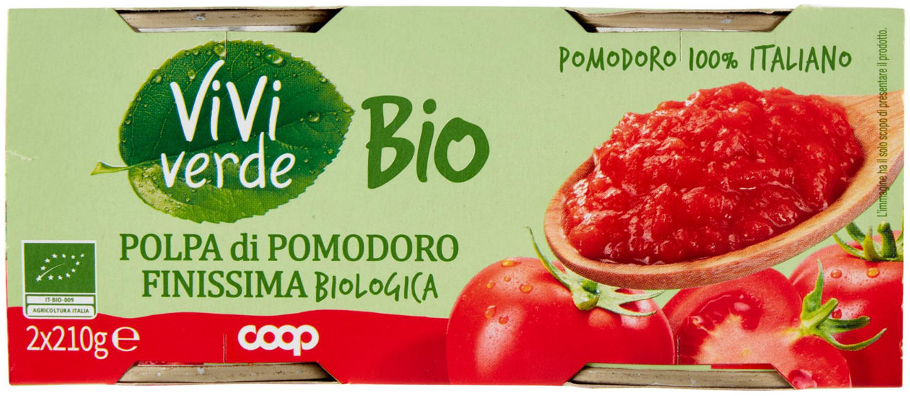 POLPA Pumodoro Finissima Biologico Vivi Verde 2X210 G - 5