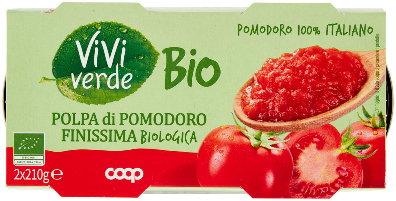 POLPA Pumodoro Finissima Biologico Vivi Verde 2X210 G - 9