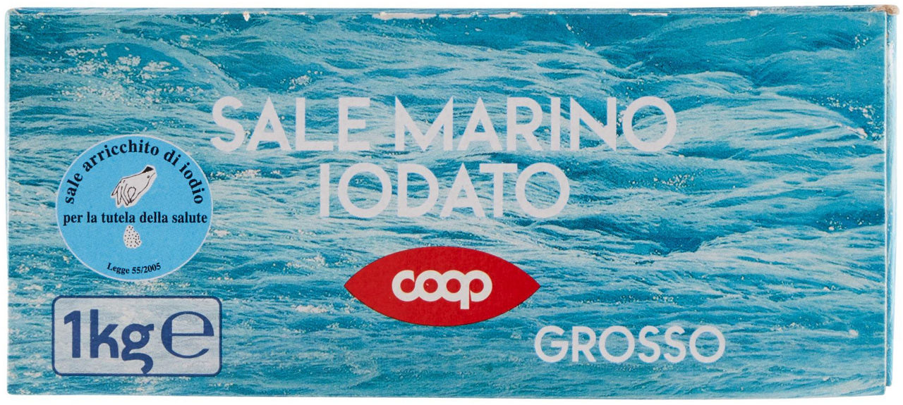 SALE IODATO MARINO GROSSO COOP SCATOLA KG.1 - 8