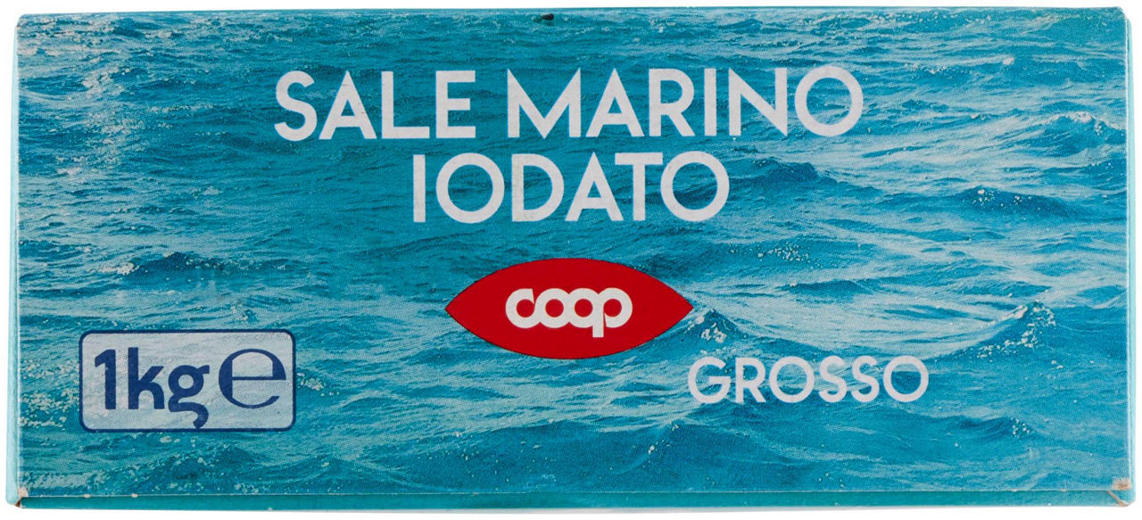 SALE IODATO MARINO GROSSO COOP SCATOLA KG.1 - 10