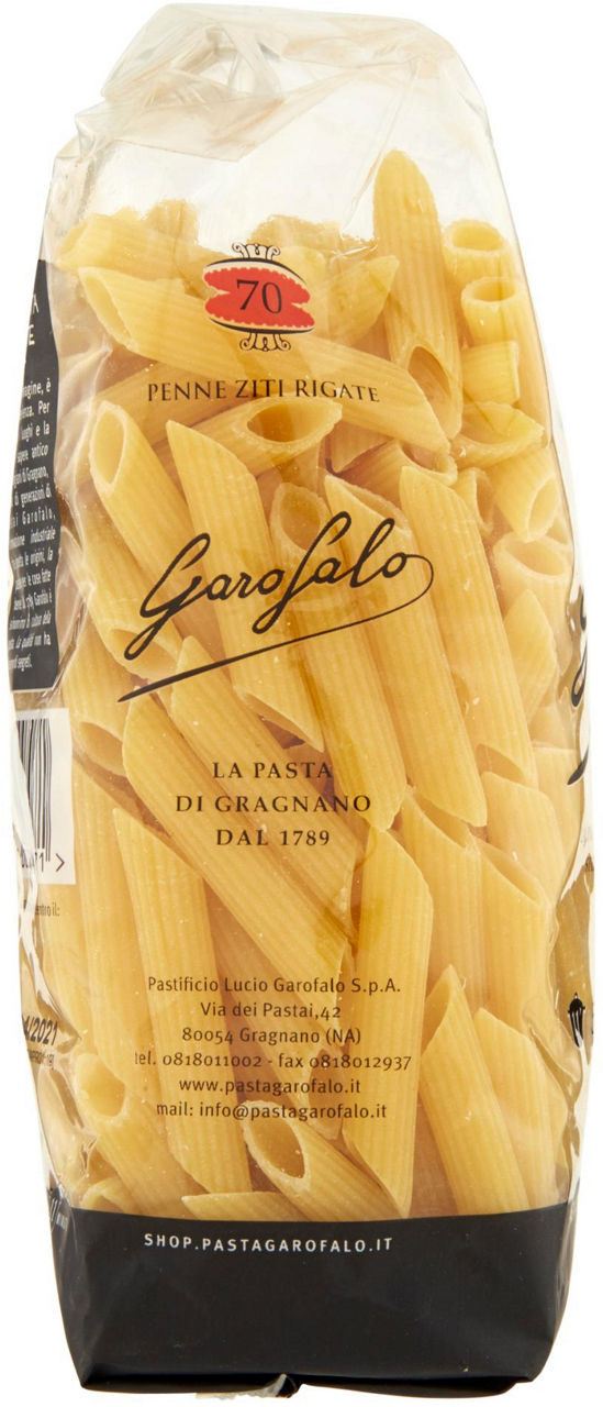 Pasta di Gragnano IGP penne rigate N.70 500 gr - Immagine 31