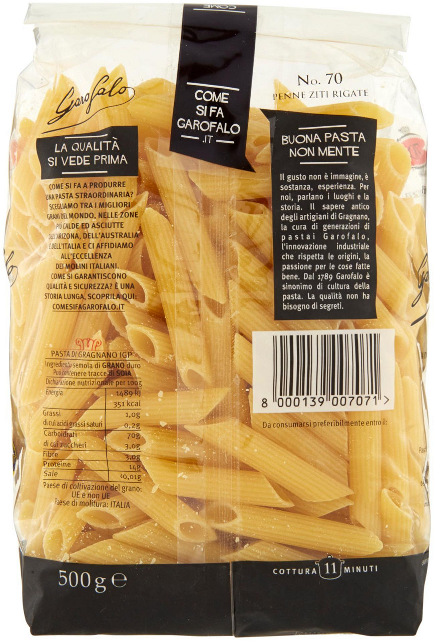 Pasta di Gragnano IGP penne rigate N.70 500 gr - Immagine 51