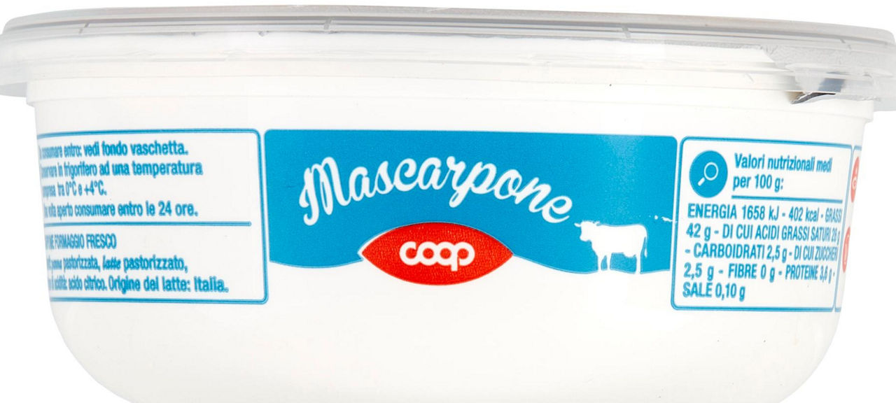 MASCARPONE COOP VASCHETTA G 250 - 10