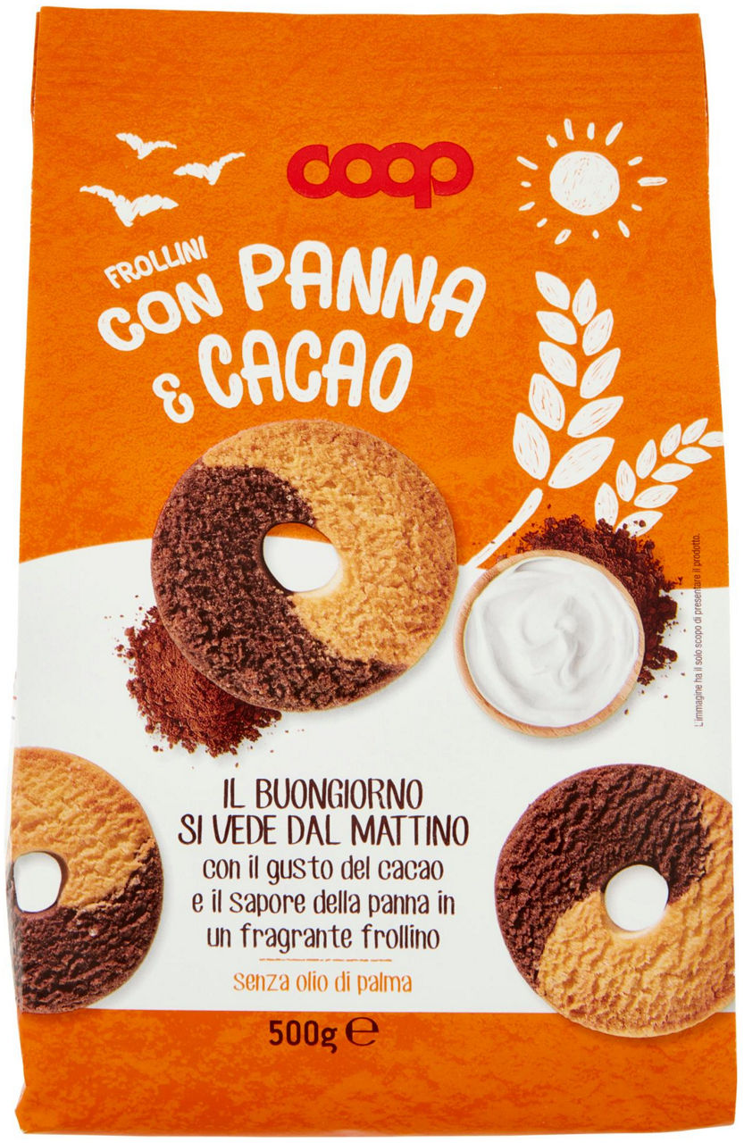 Frollini con Panna e Cacao 500 g - 0