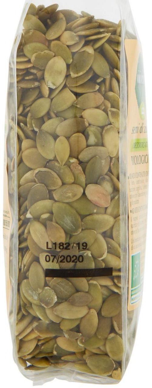 semi di zucca Decorticati Biologici Vivi Verde 250 g - 3