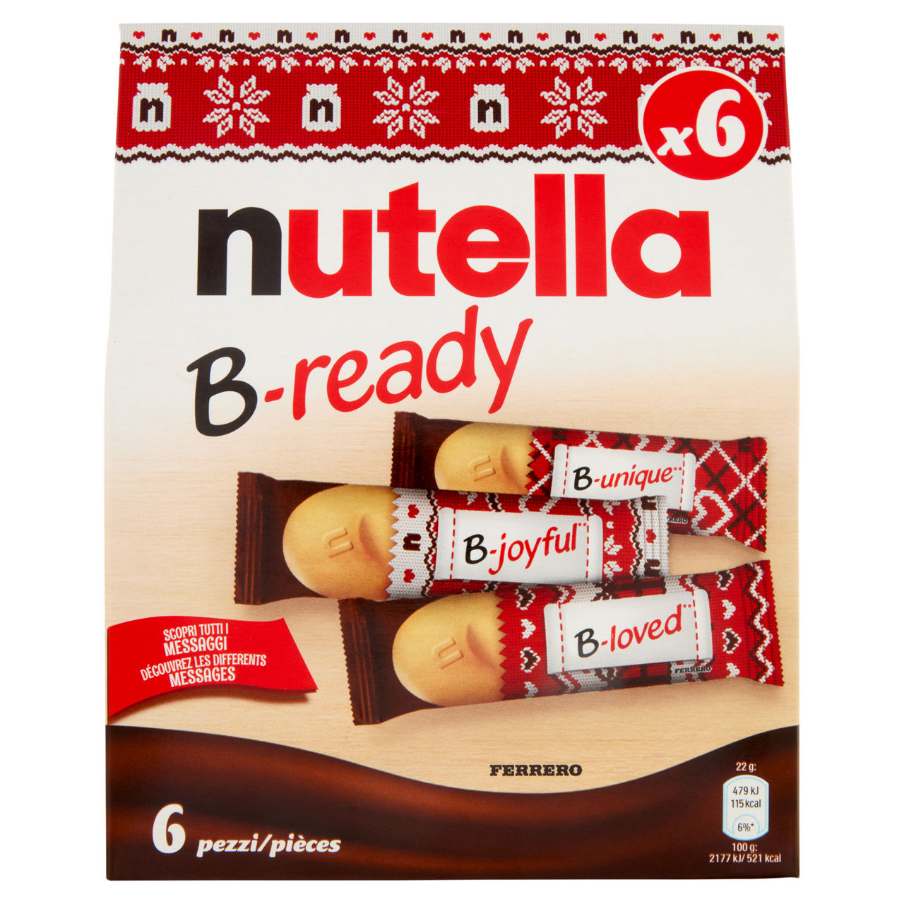 Biscotti nutella b-ready 6 pz x 22 gr - Immagine 11