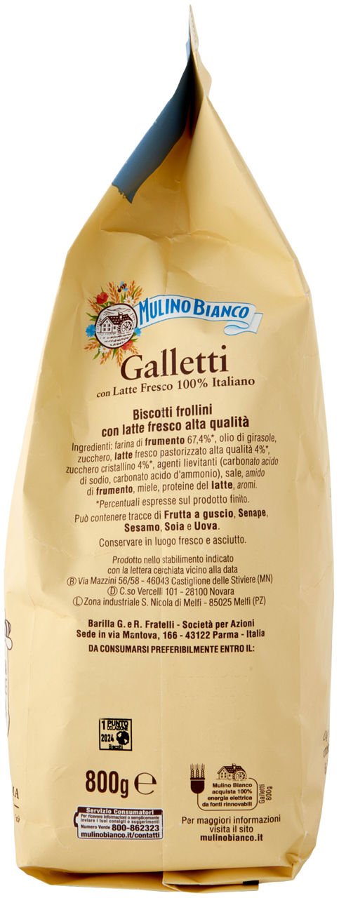Biscotti Galletti con Latte Fresco 800 g - Immagine 31