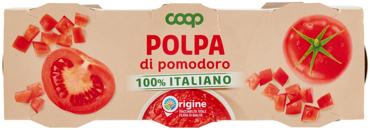 POLPA DI POMODORO ORIGINE COOP CLUSTER G.400X3 - 16