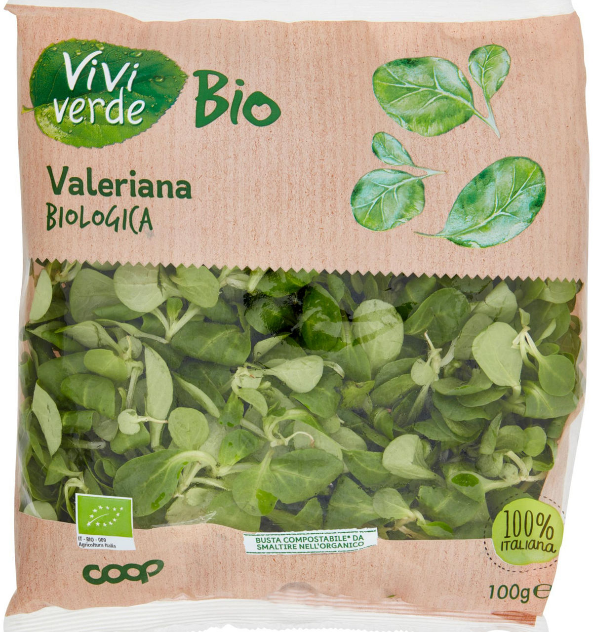 valeriana Biologica 100 g vivi verde - 2