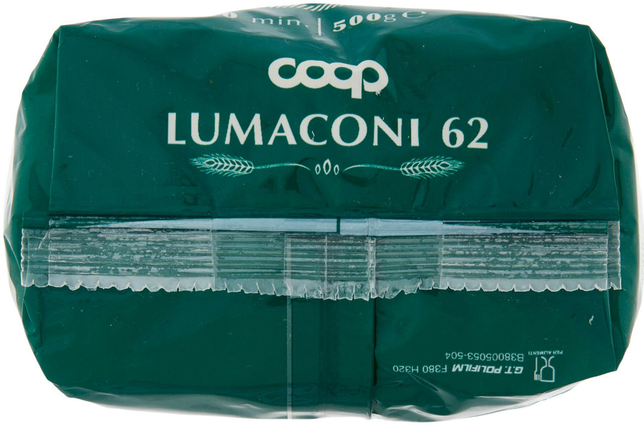 LUMACONI PASTA SEMOLA N.62 CON GRANO ITALIANO 500 g - Immagine 111