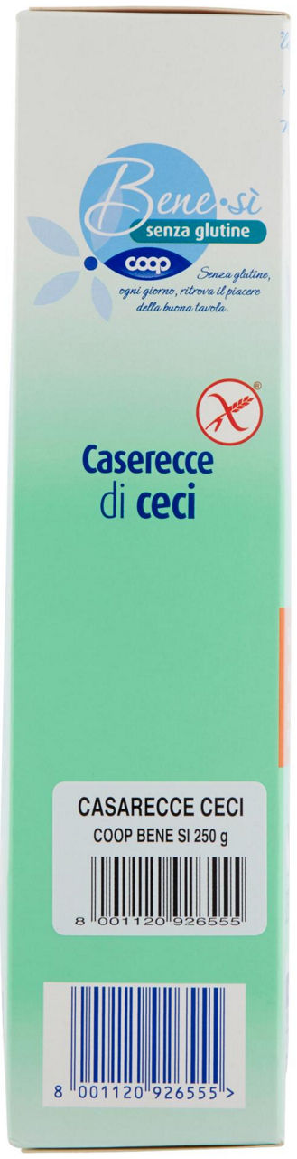 CASERECCE DI CECI SENZA GLUTINE BENESI’ COOP 250G - 2