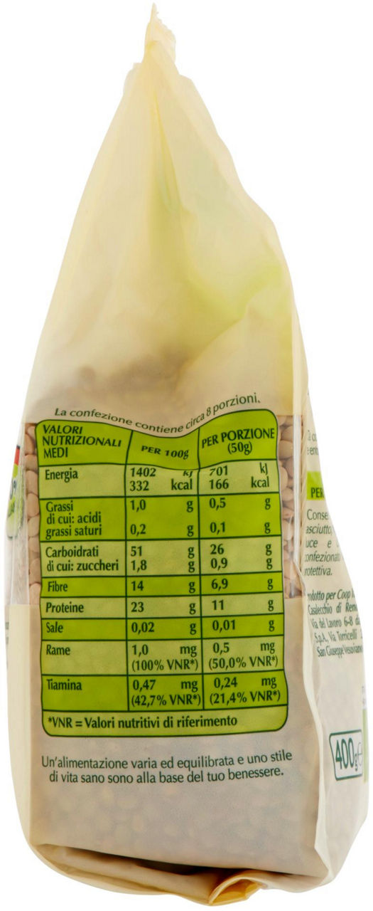 lenticchie mignon Biologiche Vivi Verde 400 g - 10