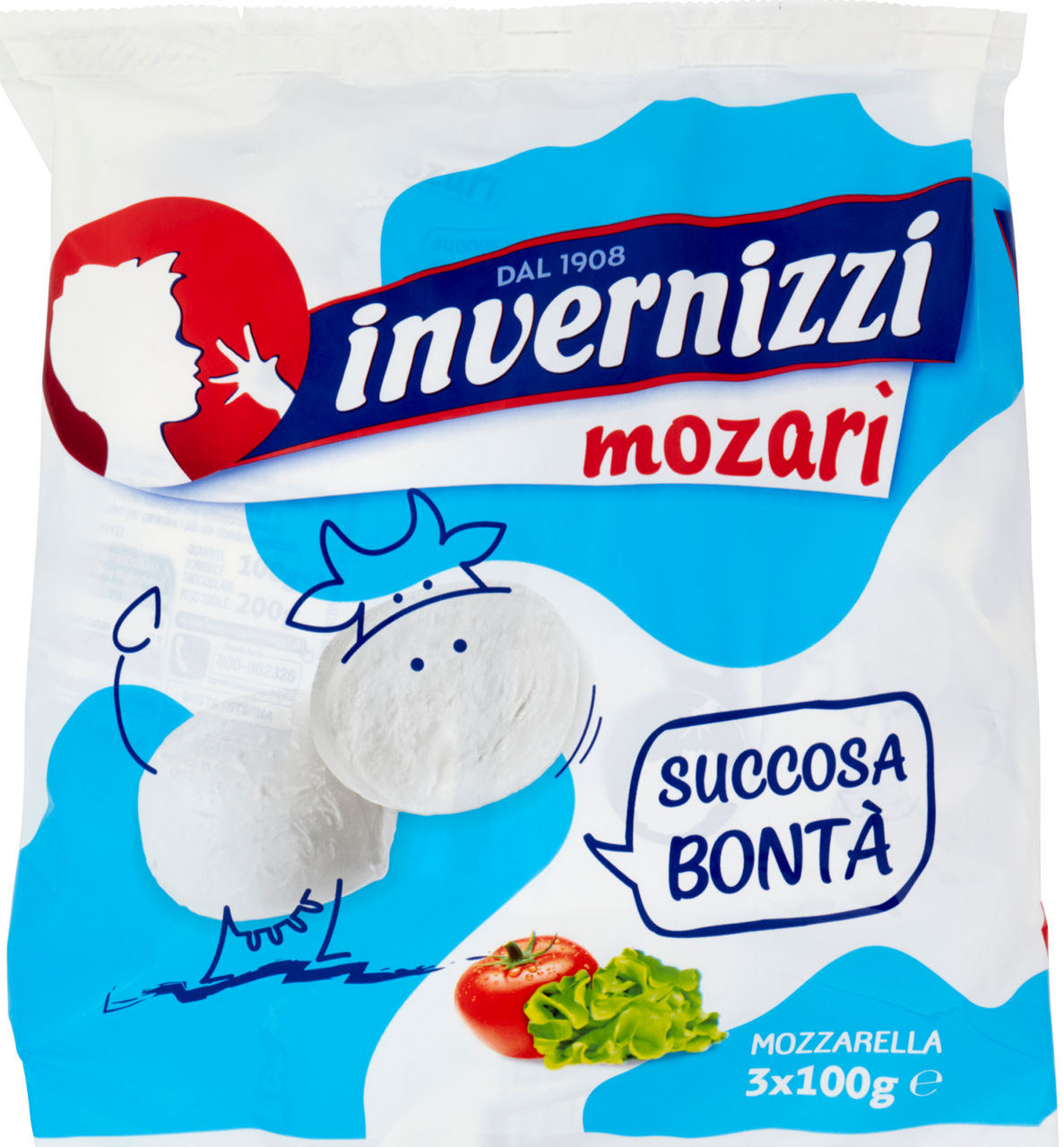 Mozzarella in busta pz 3 gr 300 - 2